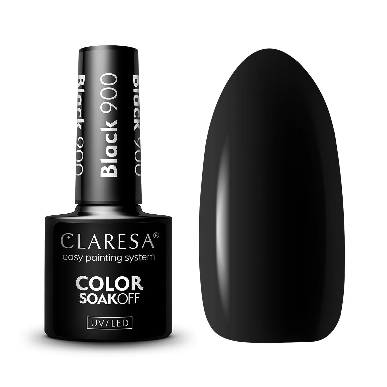 Lakier Hybrydowy Claresa Black 900 5g