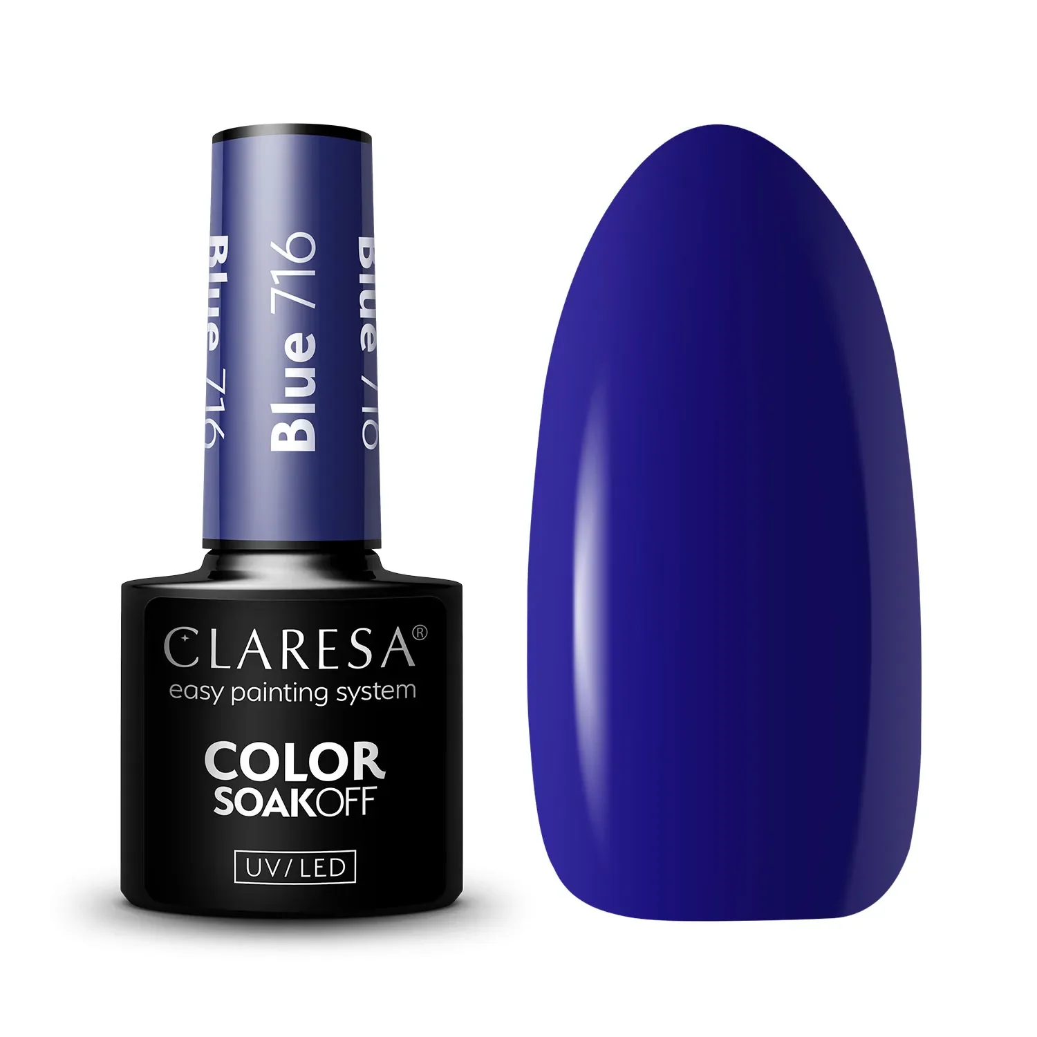 Lakier Hybrydowy Claresa Blue 716 5g