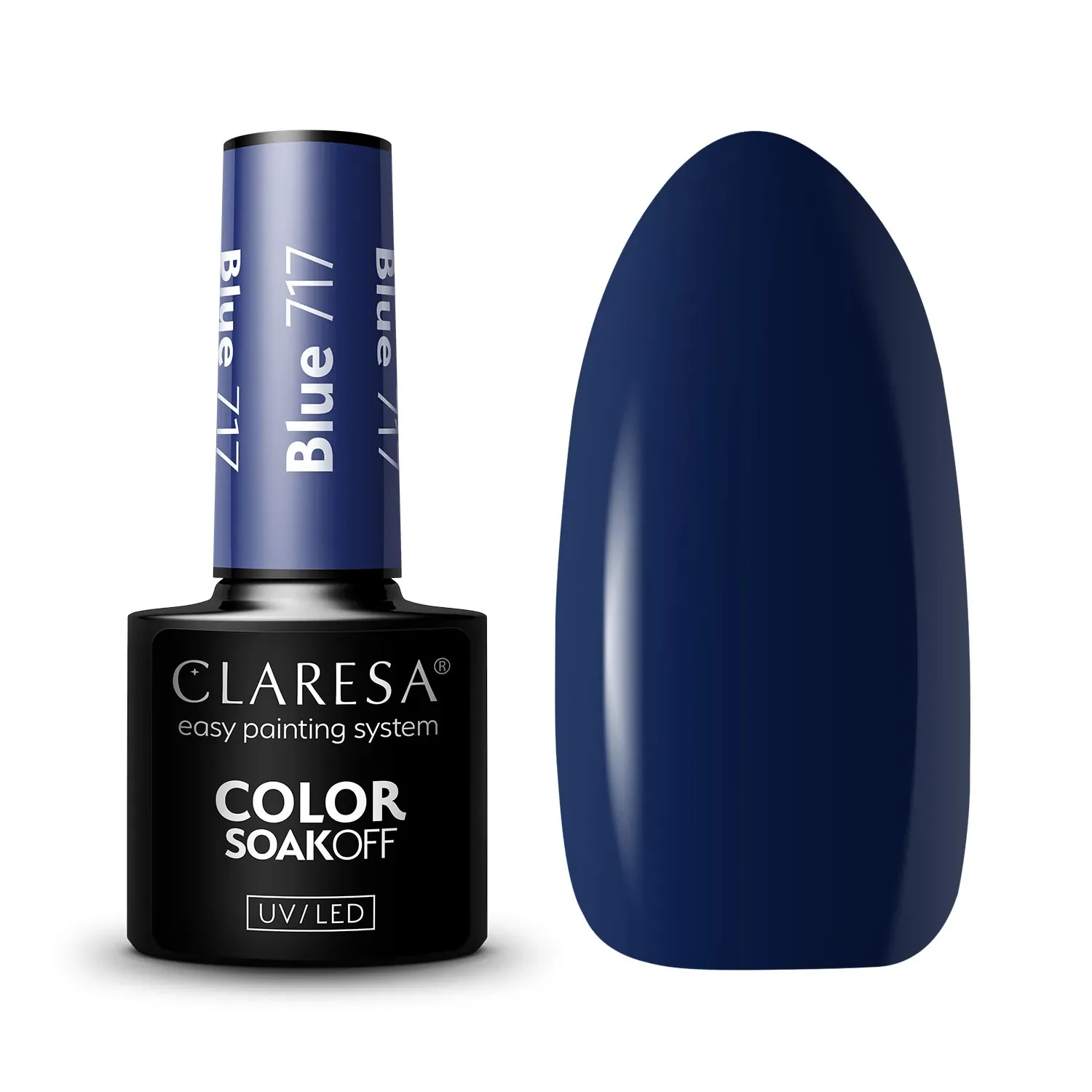 Lakier Hybrydowy Claresa Blue 717 5g