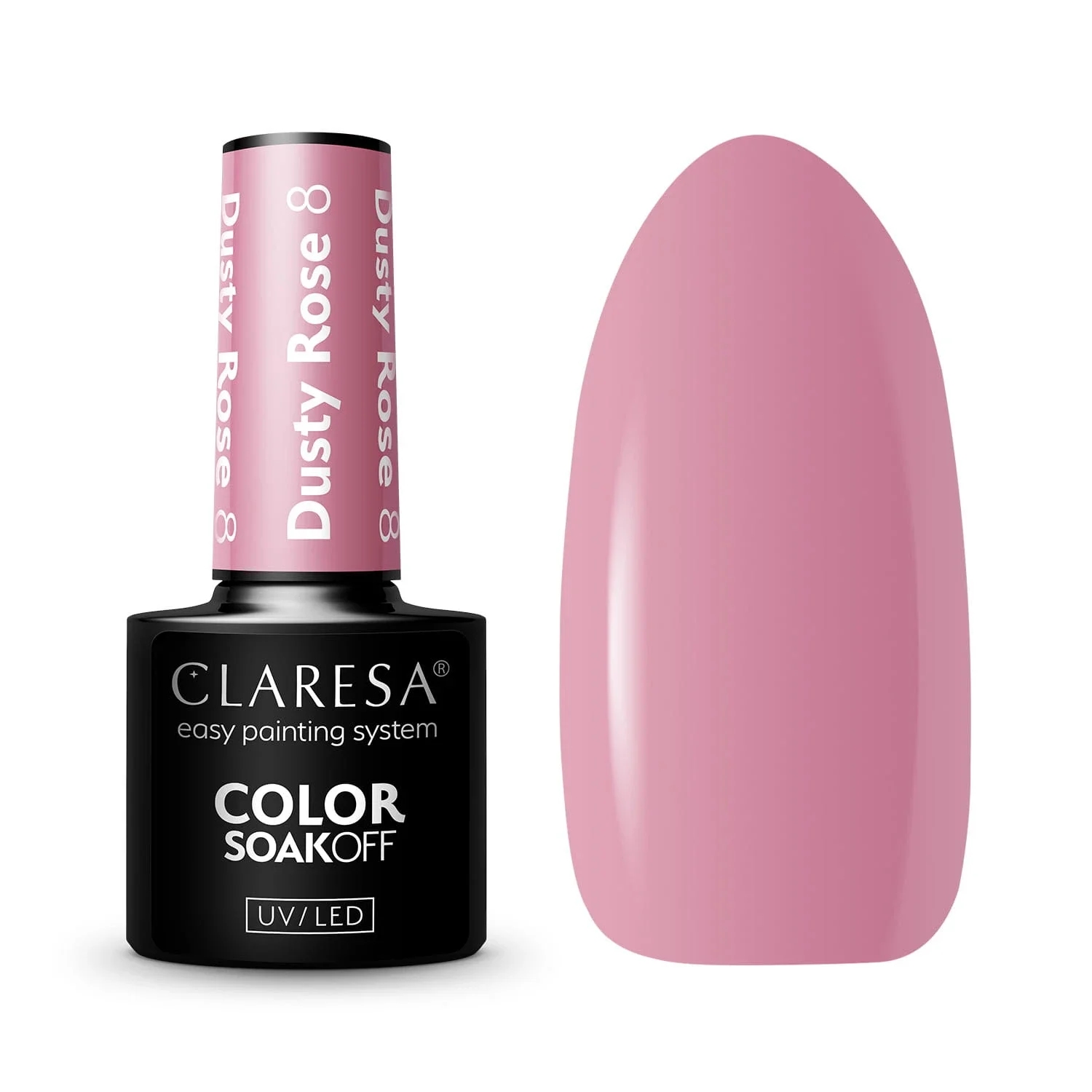 Lakier Hybrydowy Claresa Dusty Rose 8 5g