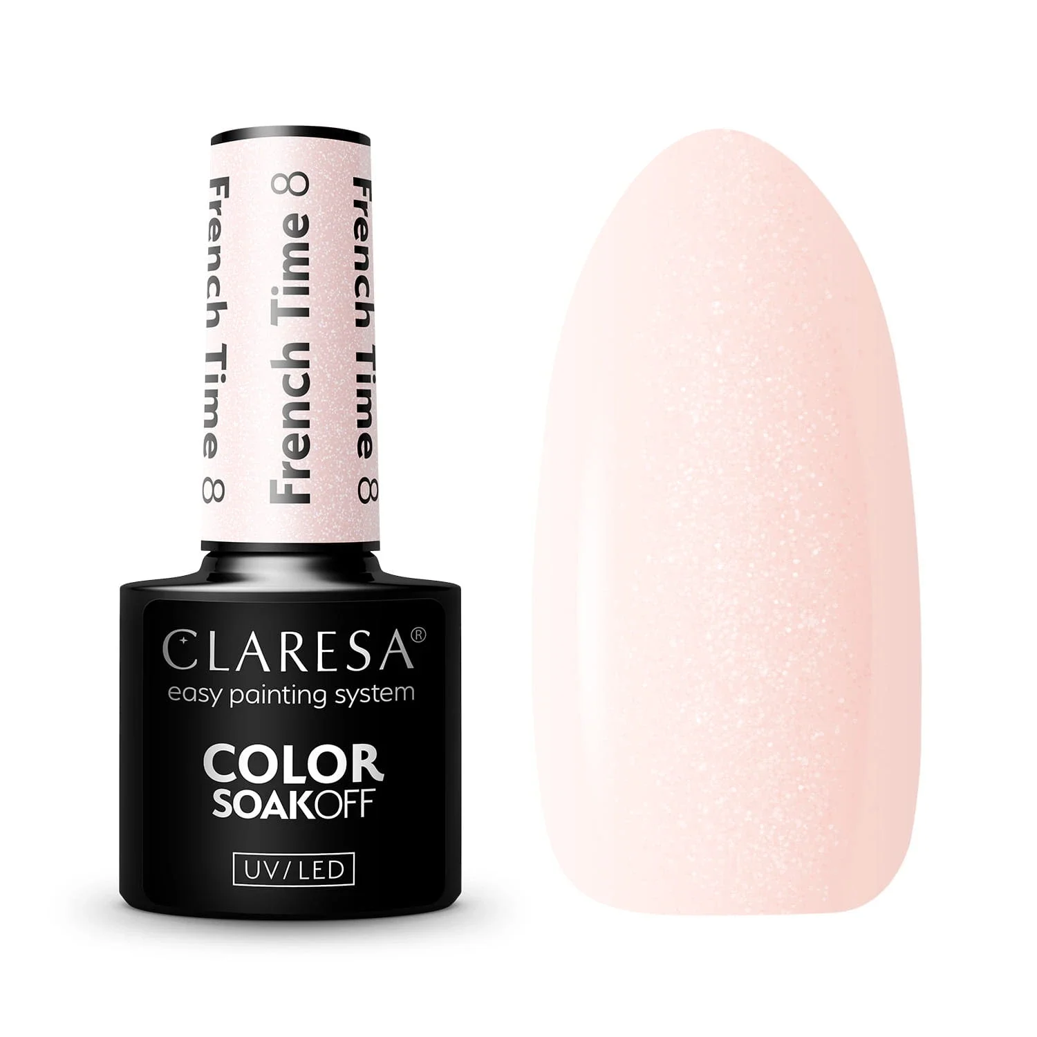 Lakier Hybrydowy Claresa French Time 8 5g