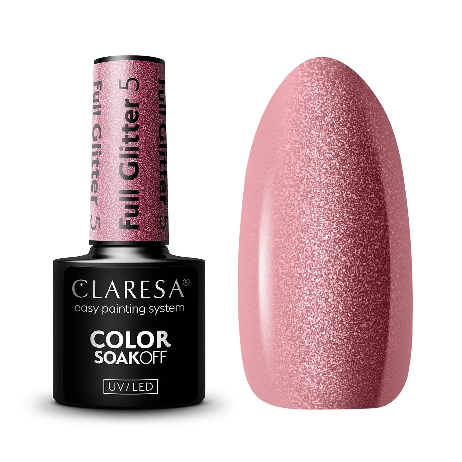 Lakier Hybrydowy Claresa Full Glitter 5 5g