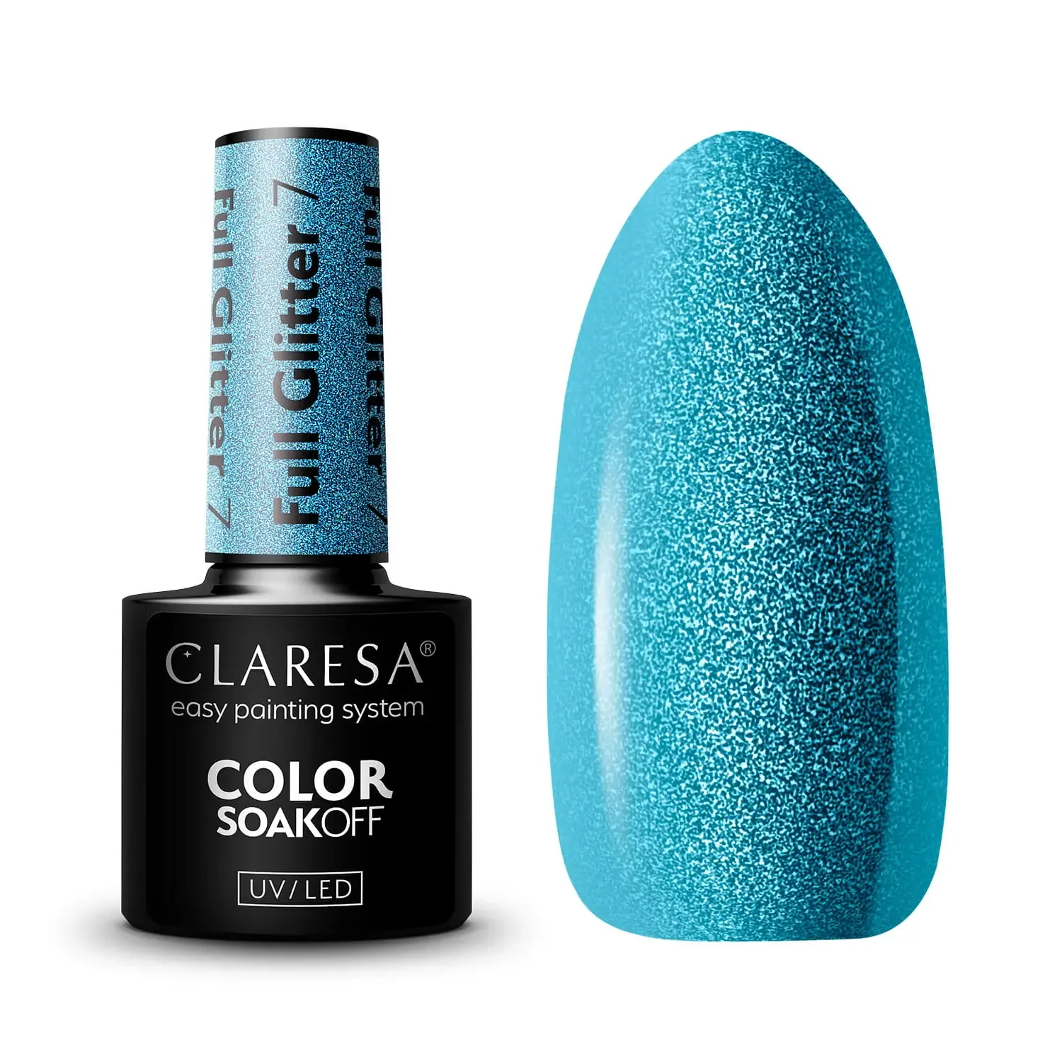Lakier Hybrydowy Claresa Full Glitter 7 5g