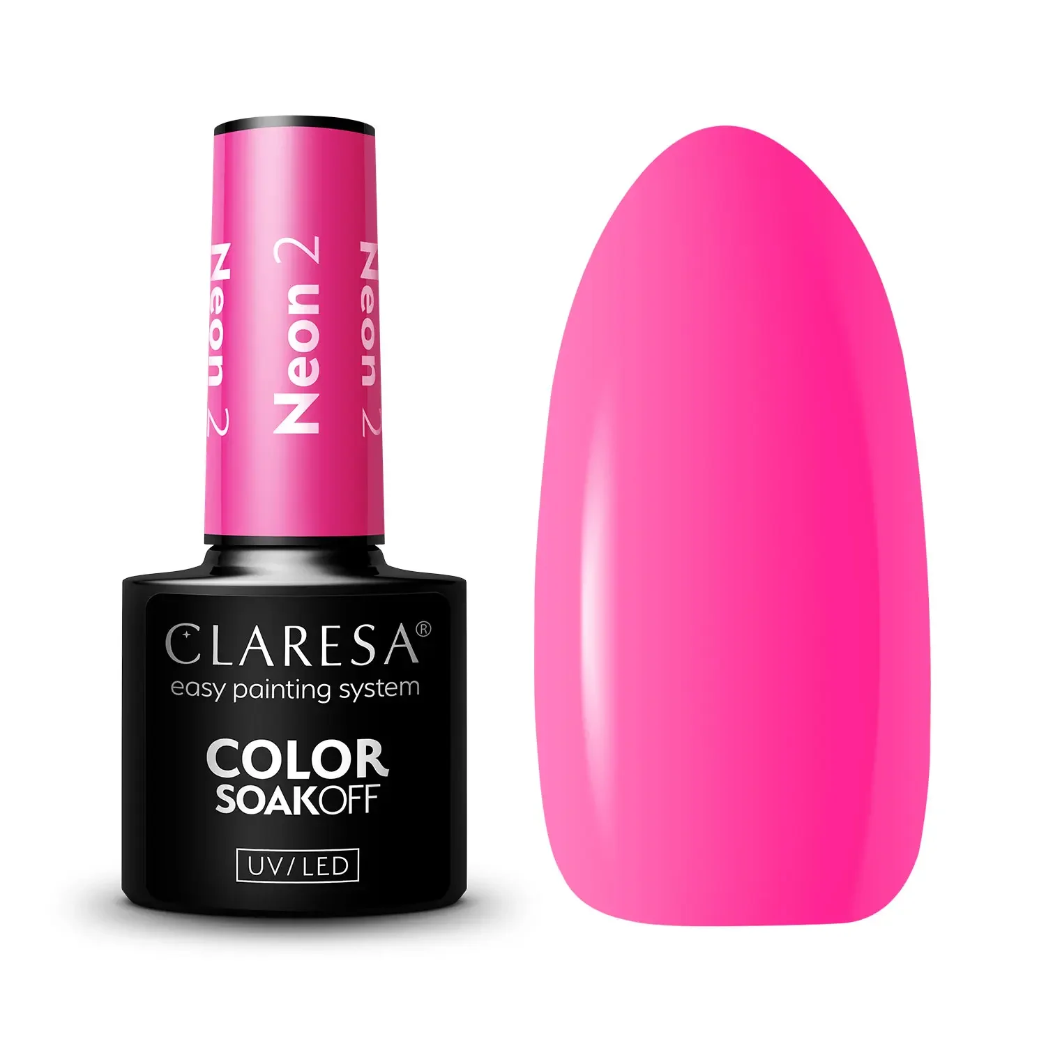 Lakier Hybrydowy Claresa Neon 2 5g