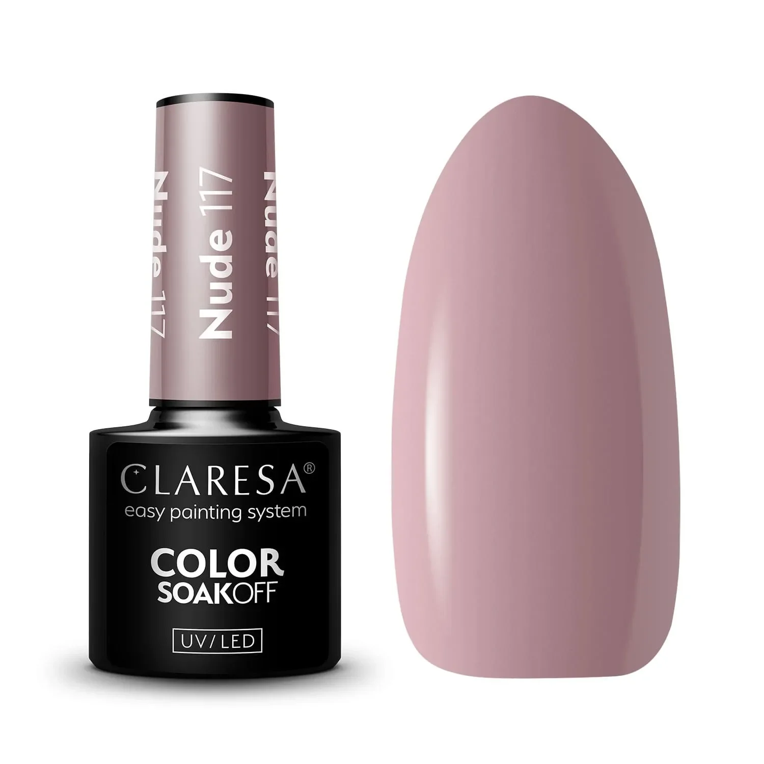 Lakier Hybrydowy Claresa Nude 117 5g