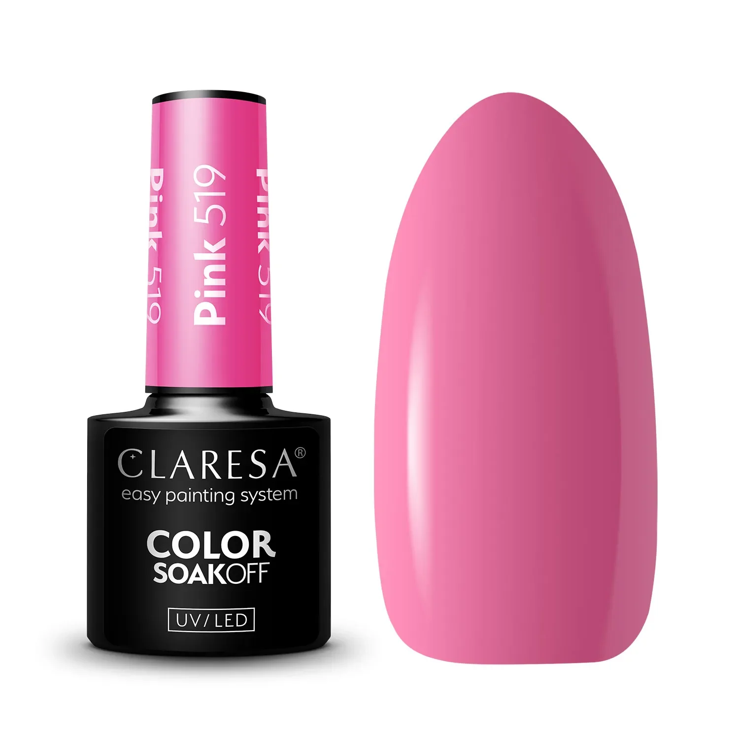 Lakier Hybrydowy Claresa Pink 519 5g