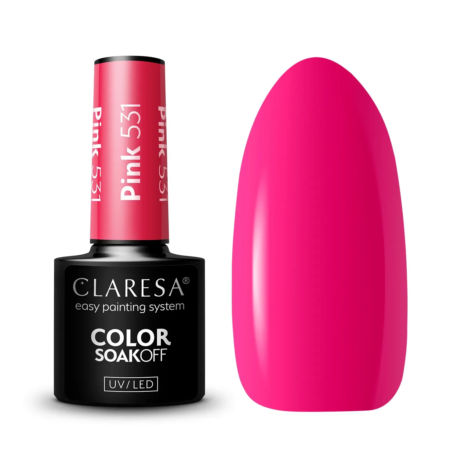 Lakier Hybrydowy Claresa Pink 531 5g