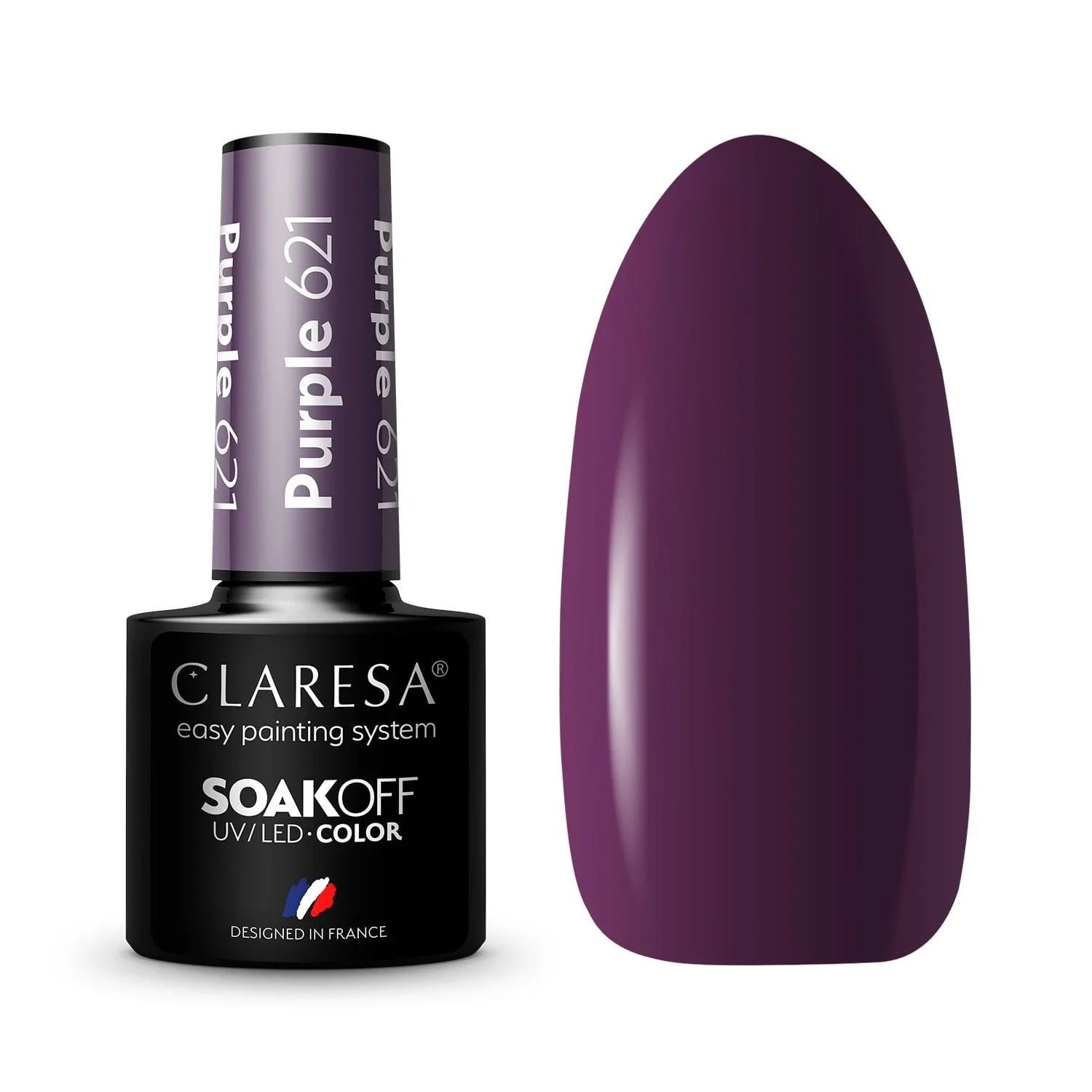Lakier Hybrydowy Claresa Purple 621 5g