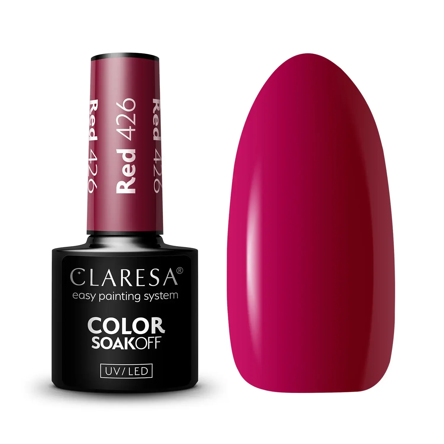 Lakier Hybrydowy Claresa Red 426 5g
