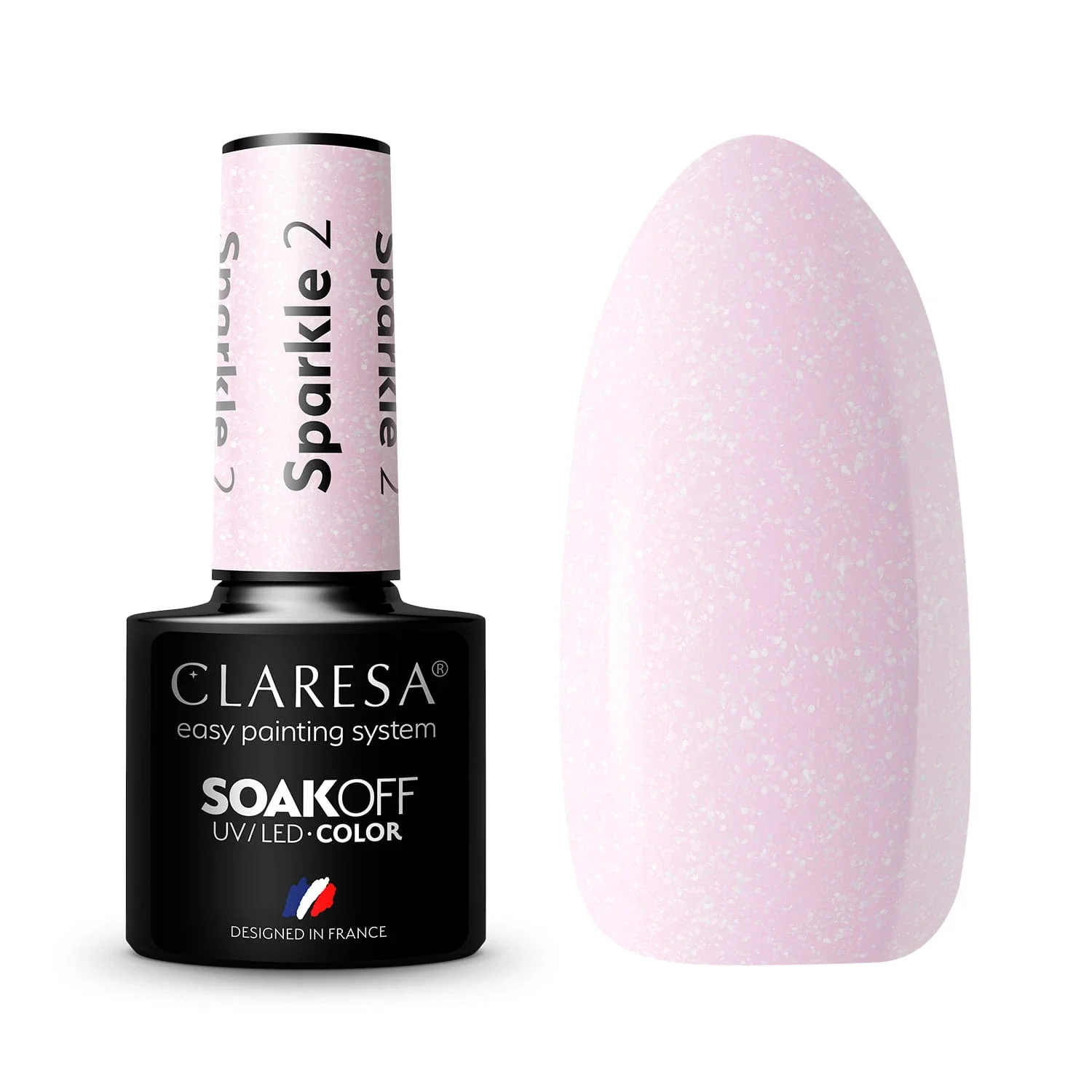 Lakier Hybrydowy Claresa Sparkle 2 5g