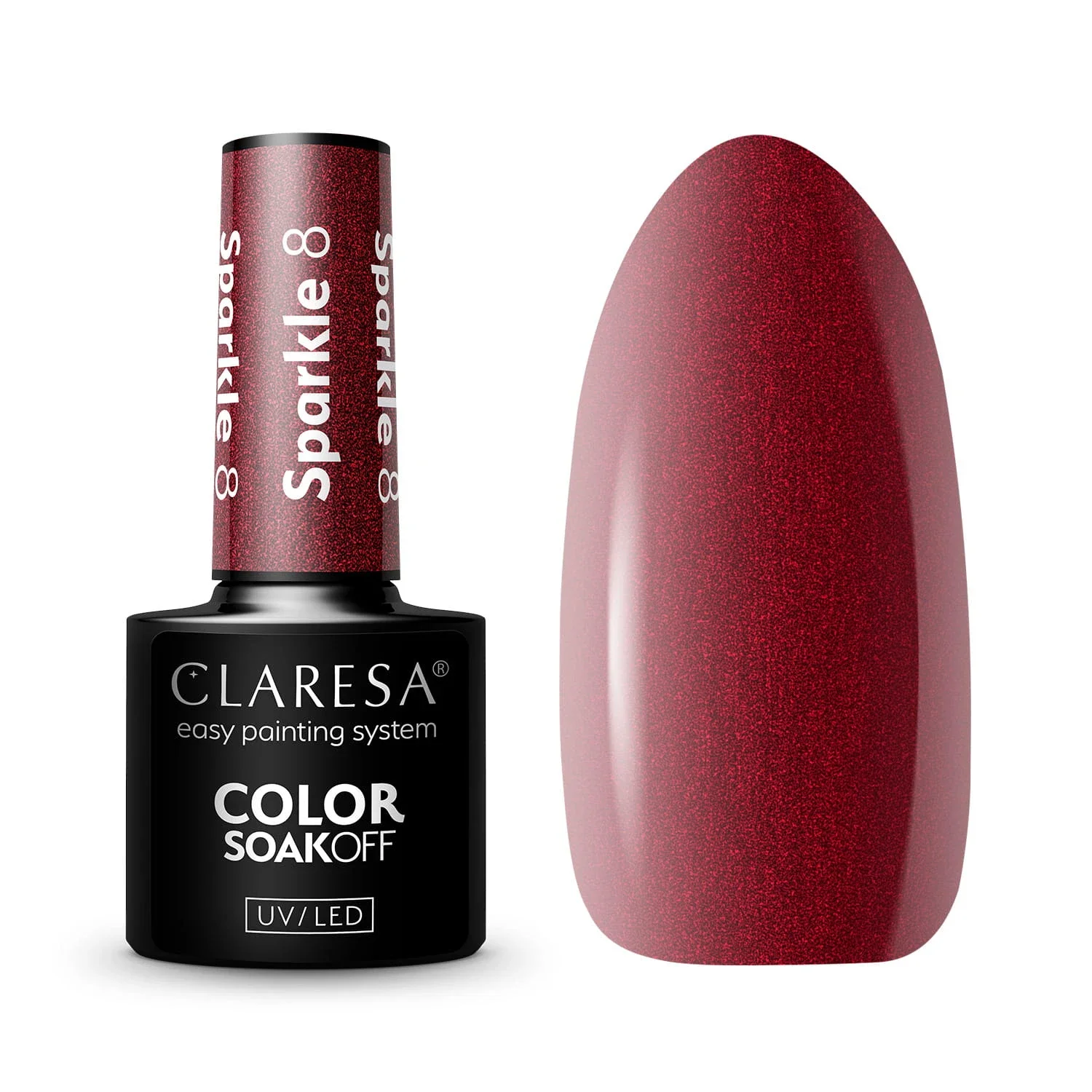 Lakier Hybrydowy Claresa Sparkle 8 5g