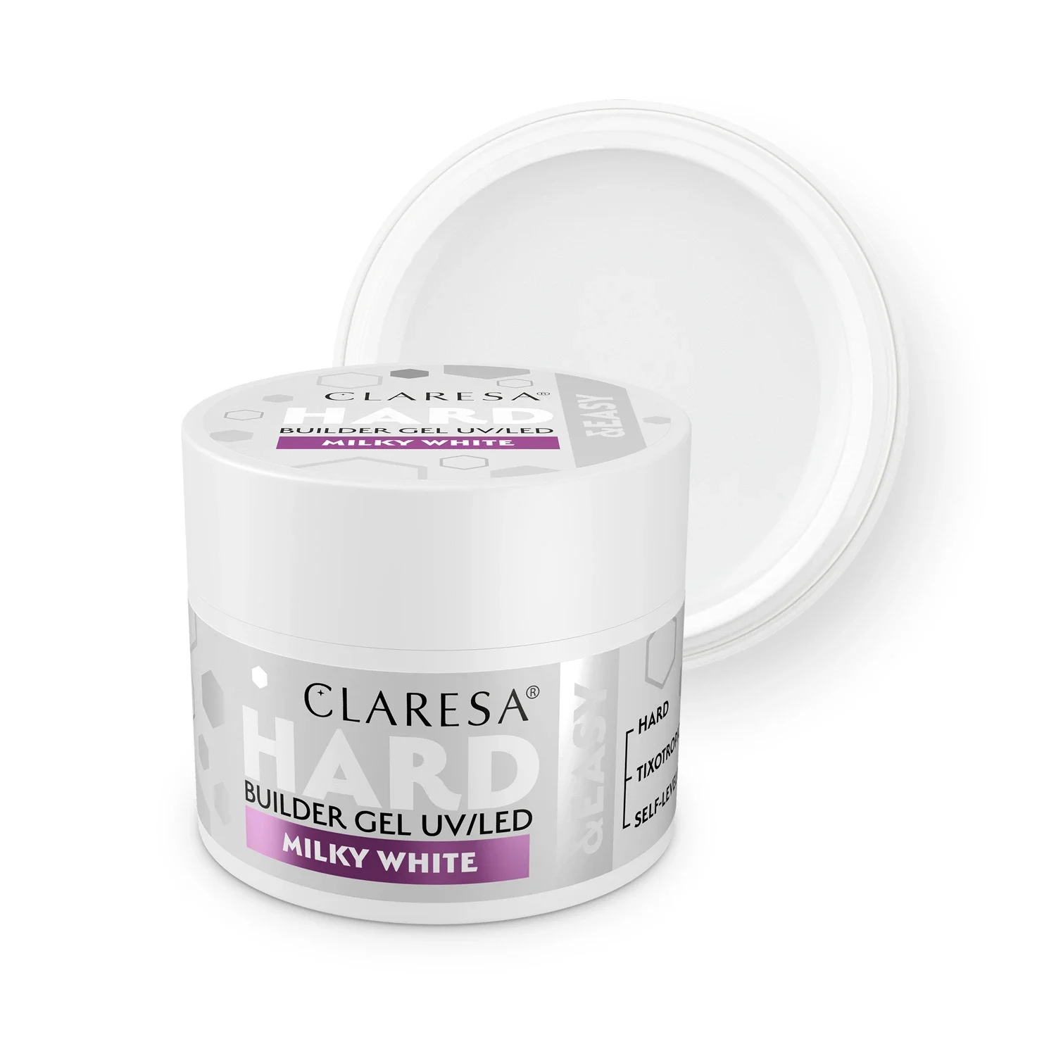 Żel Claresa Hard&Easy Builder Gel Milky White 12g