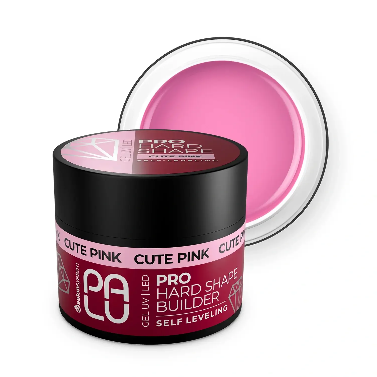 Żel Palu Pro Hard Shape Builder Gel Cute Pink 45g
