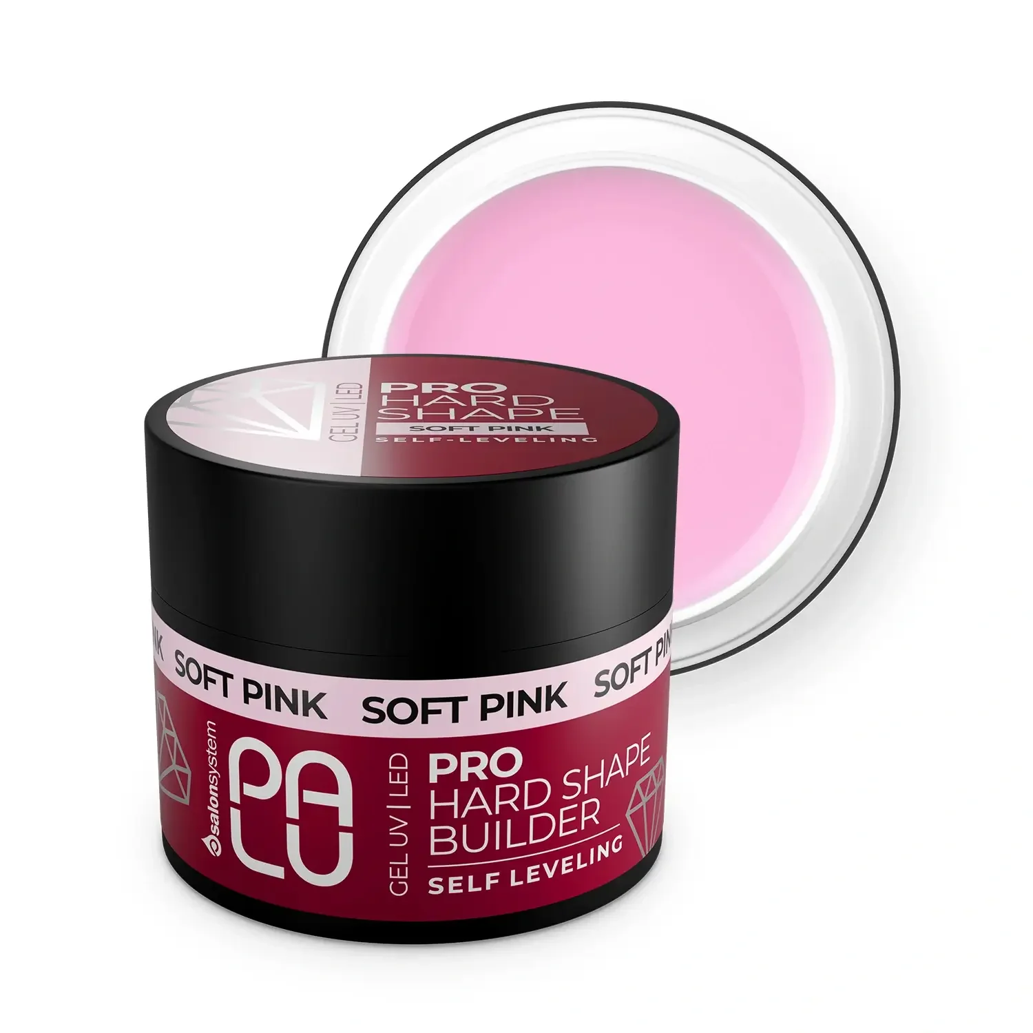 Żel Palu Pro Hard Shape Builder Gel Soft Pink 45g