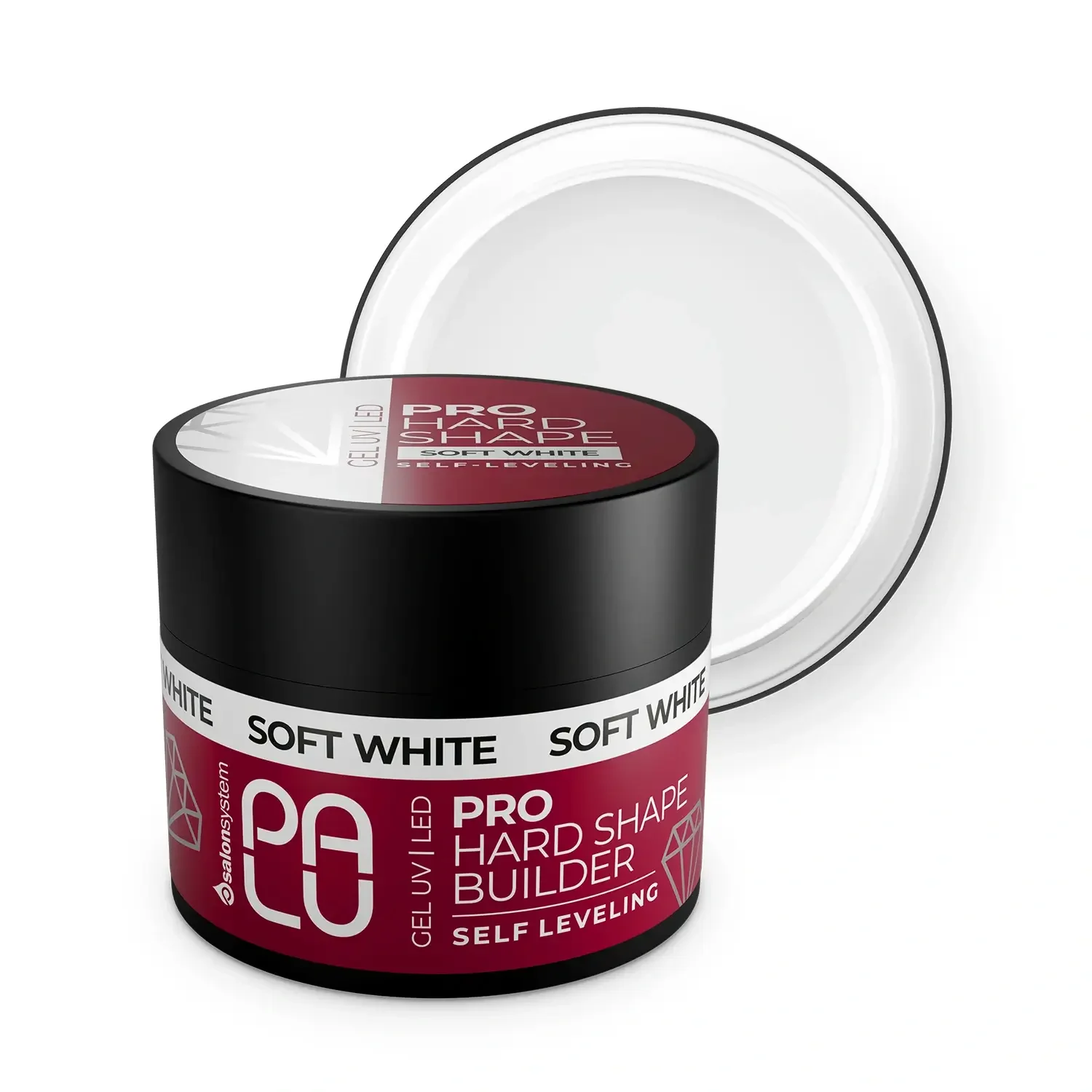 Żel Palu Pro Hard Shape Builder Gel Soft White 45g
