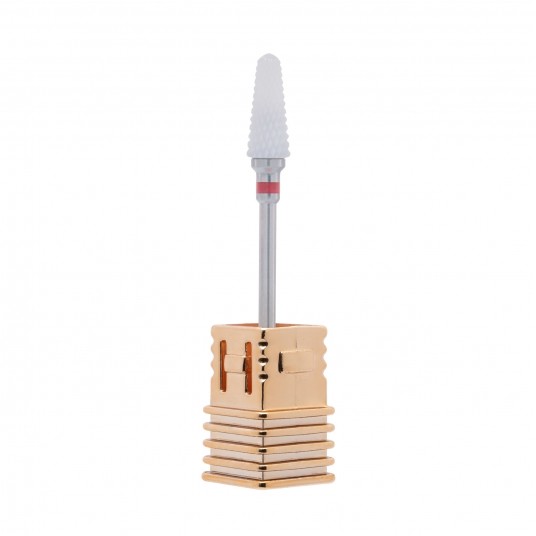 Aba Group Frez ceramiczny czerwony CB016 stożek F 13/5mm -zdjęcie numer 2