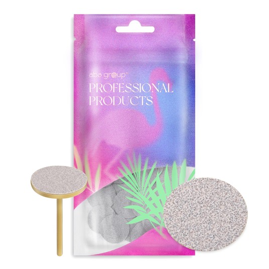Aba Group Nakładki ścierne do Podo Disc 100 grit M 20mm 50szt -zdjęcie numer 1