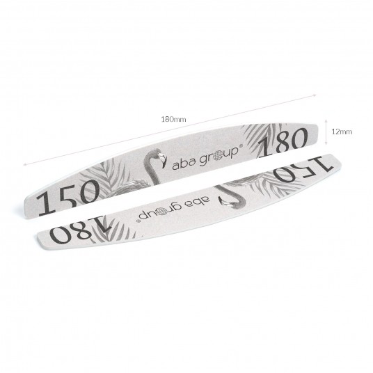 Aba Group Pilniki łódka naked 150/180 slim flaming 25szt -zdjęcie numer 2