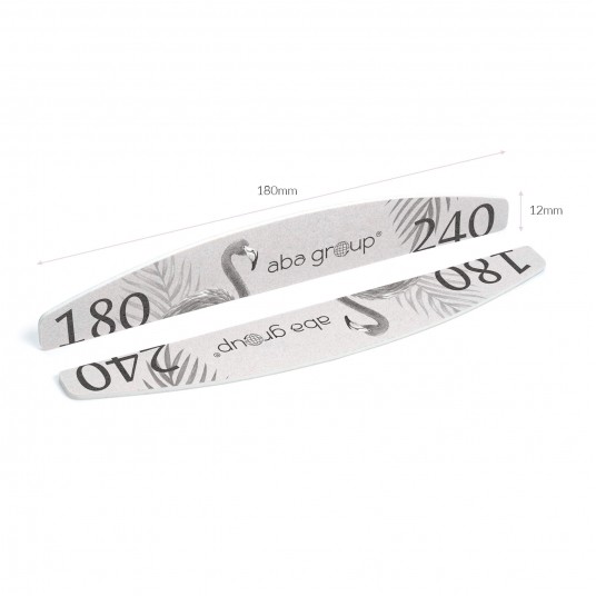 Aba Group Pilniki łódka naked 180/240 slim flaming 25szt -zdjęcie numer 2