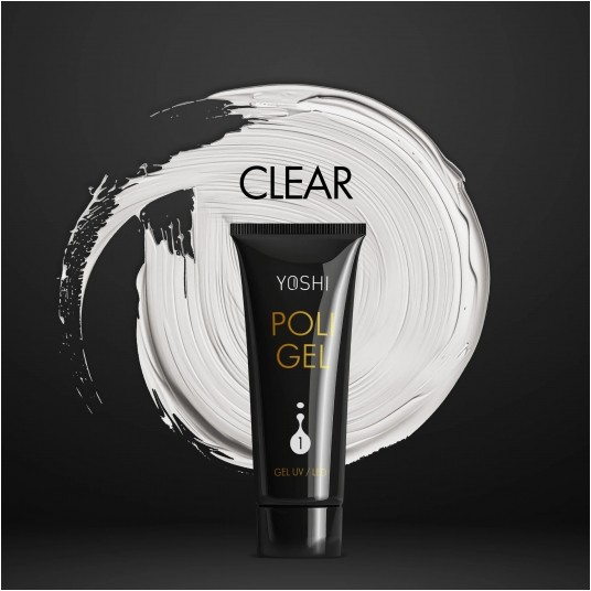 Akrylożel YOSHI UV LED Poligel No1 Clear 30ml -zdjęcie numer 1