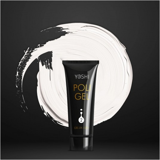 Akrylożel YOSHI UV LED Poligel No2 Milky White 30ml -zdjęcie numer 1