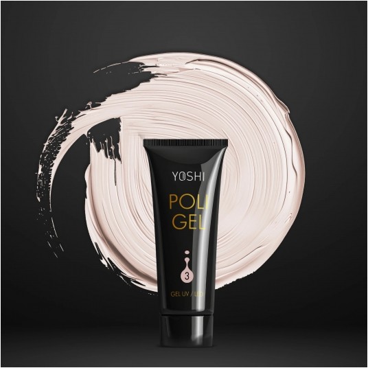 Akrylożel YOSHI UV LED Poligel No3 Soft Nude 30ml -zdjęcie numer 1