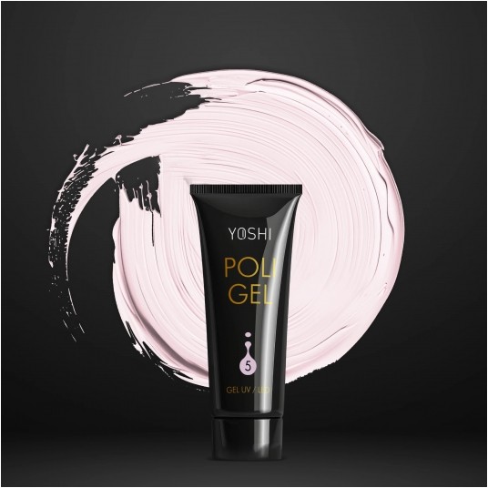 Akrylożel YOSHI UV LED Poligel No5 Light Pink 30ml -zdjęcie numer 1