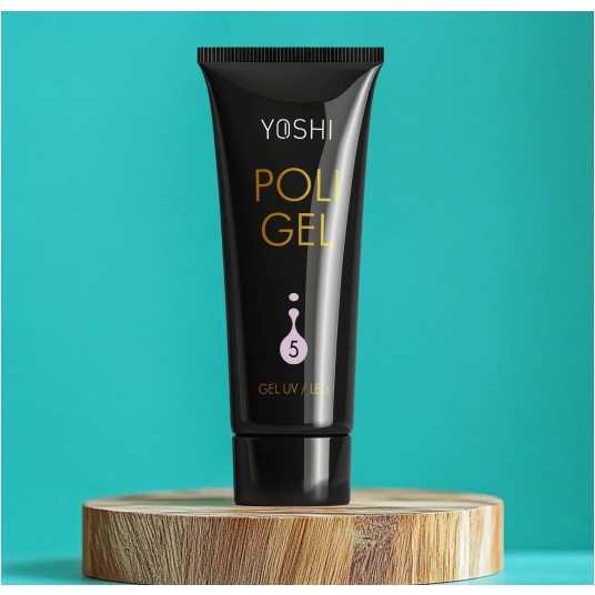 Akrylożel YOSHI UV LED Poligel No5 Light Pink 30ml -zdjęcie numer 2