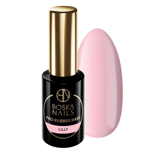 Baza Boska Nails PRO Rubber Base Lilly 6ml -zdjęcie numer 1