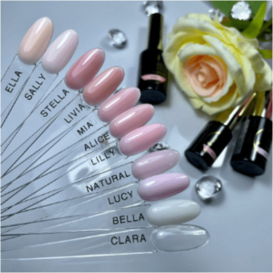 Baza Boska Nails PRO Rubber Base Livia 10ml -zdjęcie numer 3