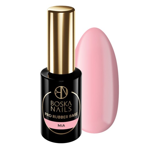 Baza Boska Nails PRO Rubber Base Mia 6ml -zdjęcie numer 1