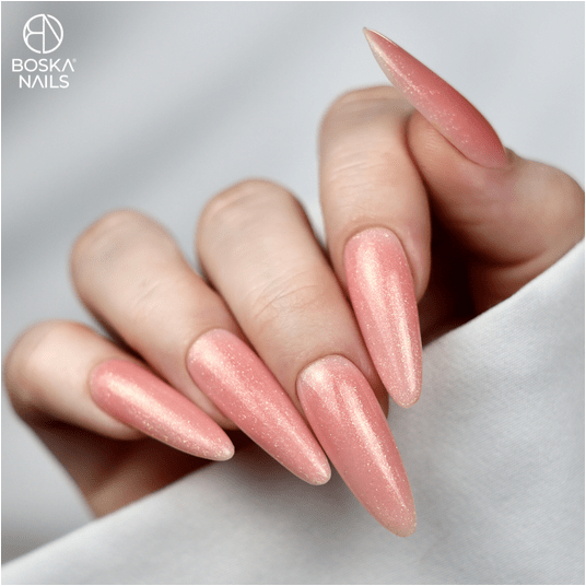 Baza Boska Nails rubber base City Girl WARM GLOW 10ml -zdjęcie numer 4