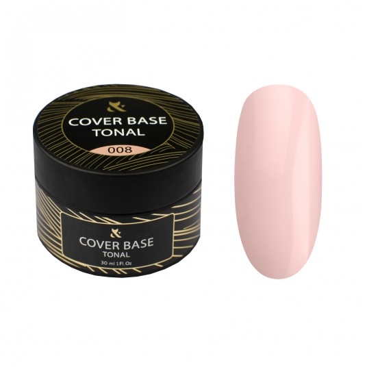 Baza F.O.X Cover Base Tonal 008 30ml -zdjęcie numer 1