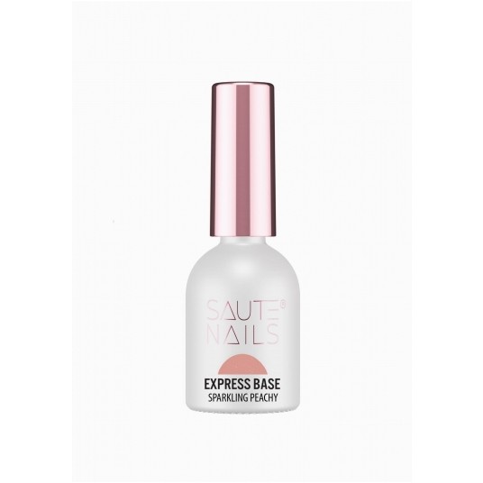 Baza Saute Nails Express Base Sparkling Peachy 8ml -zdjęcie numer 1