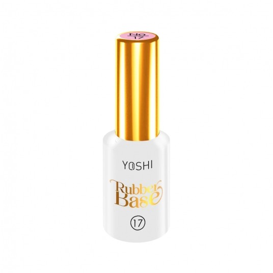 Baza YOSHI Rubber Base No 17 UV Hybrid 10ml -zdjęcie numer 4