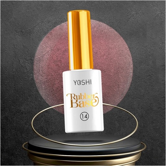 Baza YOSHI Rubber Base No14 UV Hybrid 10ml -zdjęcie numer 2