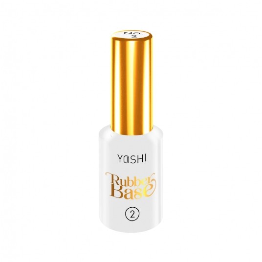 Baza YOSHI Rubber Base No2 UV Hybrid 10ml -zdjęcie numer 3