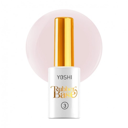 Baza YOSHI Rubber Base No3 UV Hybrid 10ml -zdjęcie numer 1