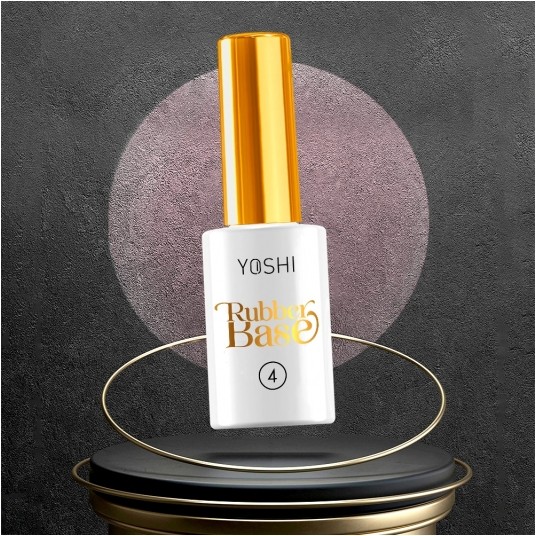 Baza YOSHI Rubber Base No4 UV Hybrid 10ml -zdjęcie numer 2