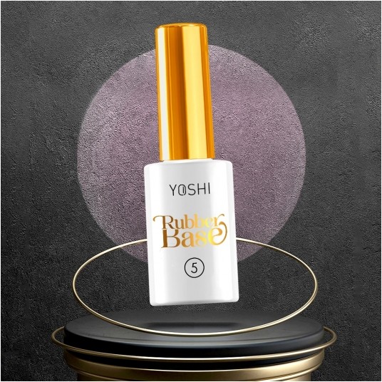 Baza YOSHI Rubber Base No5 UV Hybrid 10ml -zdjęcie numer 2