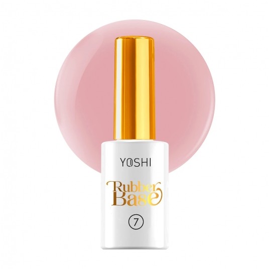 Baza YOSHI Rubber Base No7 UV Hybrid 10ml -zdjęcie numer 1