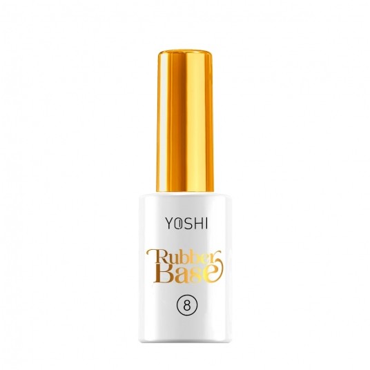 Baza YOSHI Rubber Base No8 Clear UV Hybrid 10ml -zdjęcie numer 1