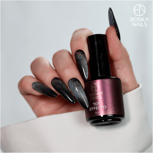 Boska Nails Top Effecto no Wipe 10ml -zdjęcie numer 2