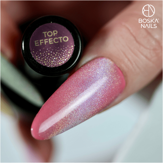 Boska Nails Top Effecto no Wipe 10ml -zdjęcie numer 4