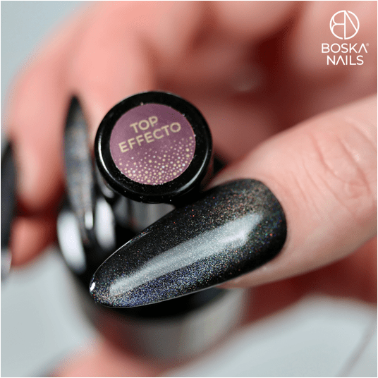 Boska Nails Top Effecto no Wipe 10ml -zdjęcie numer 3