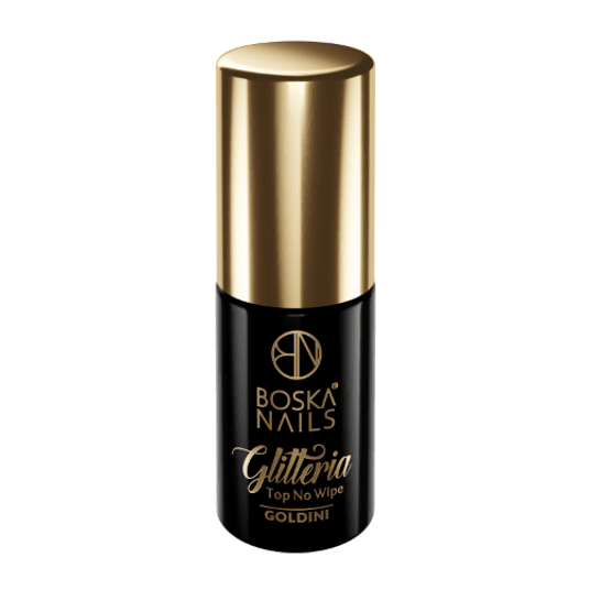 Boska Nails Top Glitteria Goldini 6ml -zdjęcie numer 2