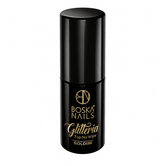 Boska Nails Top Glitteria Goldini 6ml -zdjęcie numer 1