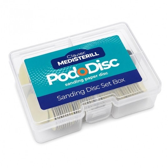 Clavier MediSterill Zestaw nośnik tarcza do PodoDisc + nakładki L 25mm 50szt -zdjęcie numer 1