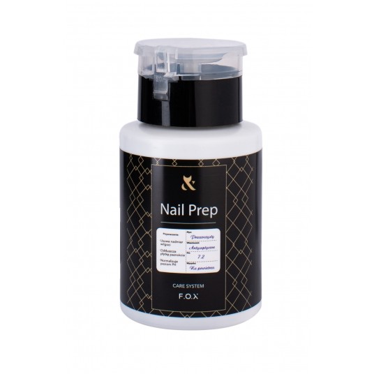 F.O.X Dehydrator Nail Prep 160ml dozownik z pompką -zdjęcie numer 1