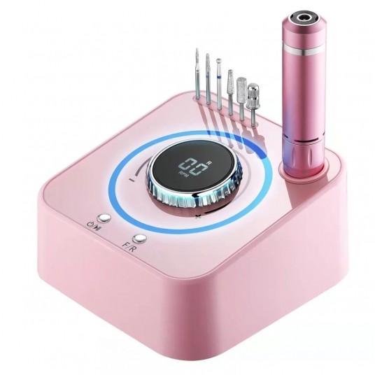Frezarka Clavier FX 1080 80W 40000 RPM Różowa Rose Pink -zdjęcie numer 1